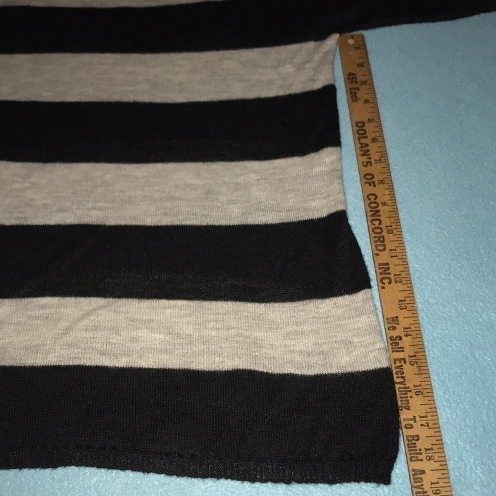 CUSTO knitwear bold stripes bell sleeves vintage soft alpaca sweater NEW size S - Picture 9 of 9